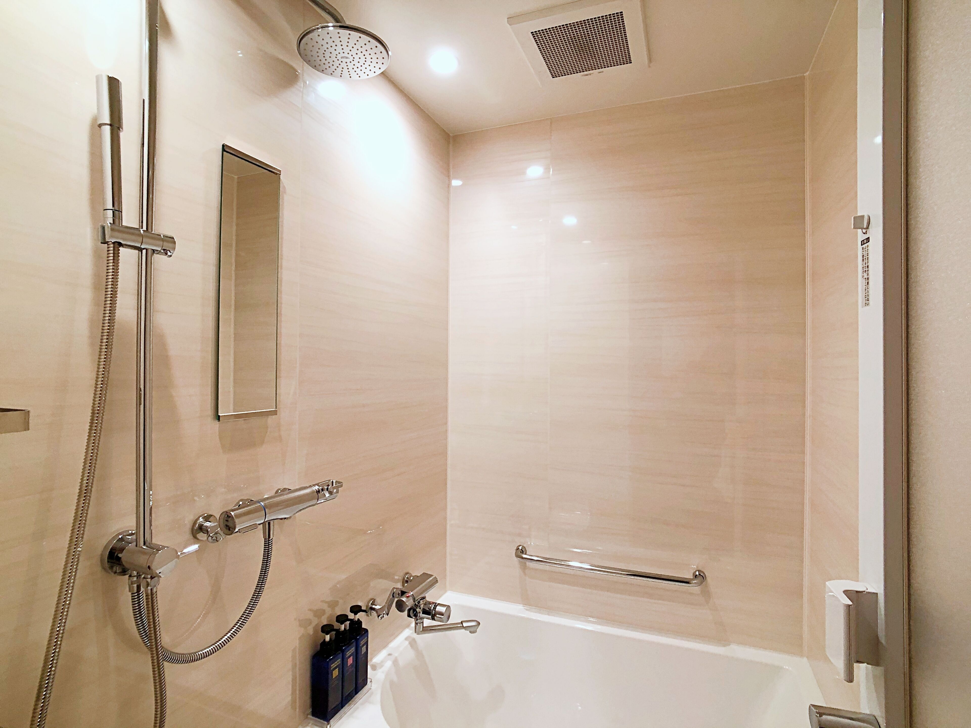 free toiletries, hair dryer, slippers, electronic bidet