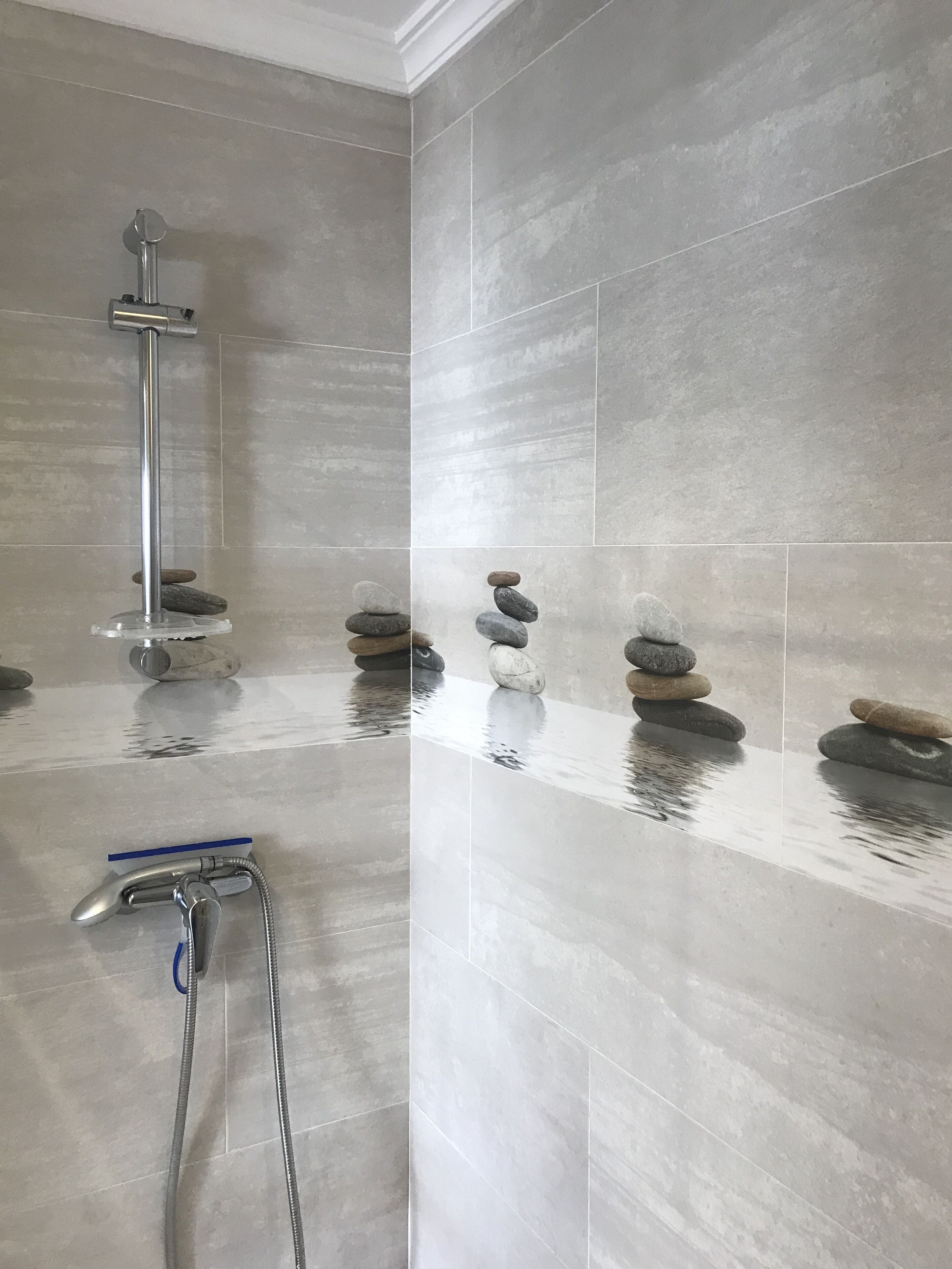 Double Room, Balcony, Mountain View (Blue) | Bathroom | Free toiletries, hair dryer, towels, soap