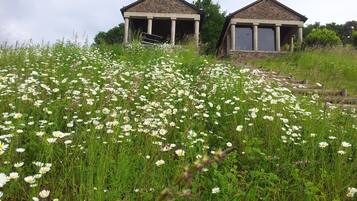 Vue sur la ville depuis lâhĂ©bergement