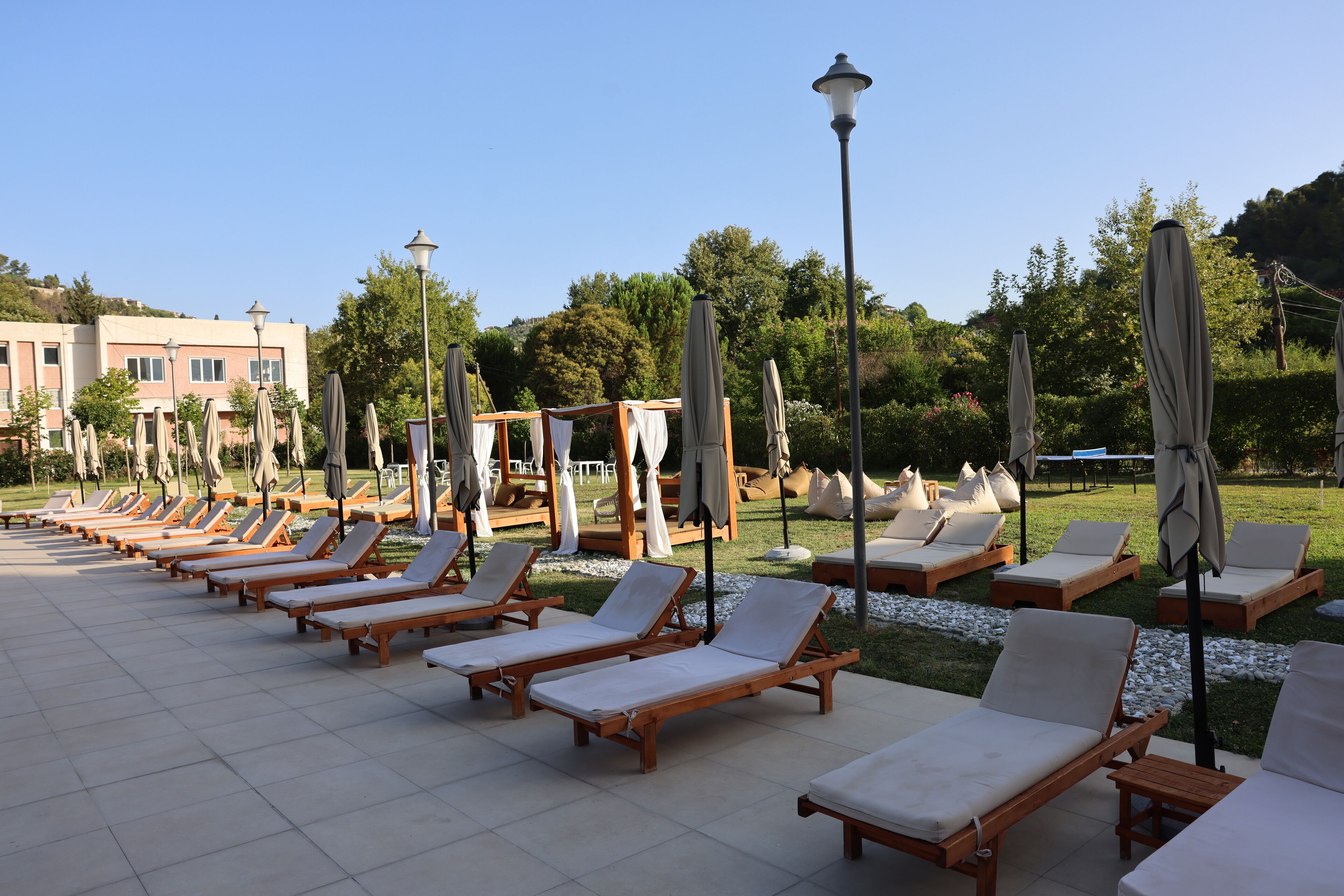 indoor pool, seasonal outdoor pool