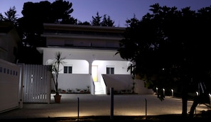 Front of property – evening/night