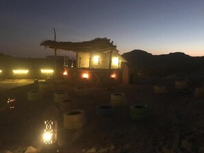 Front of property – evening/night
