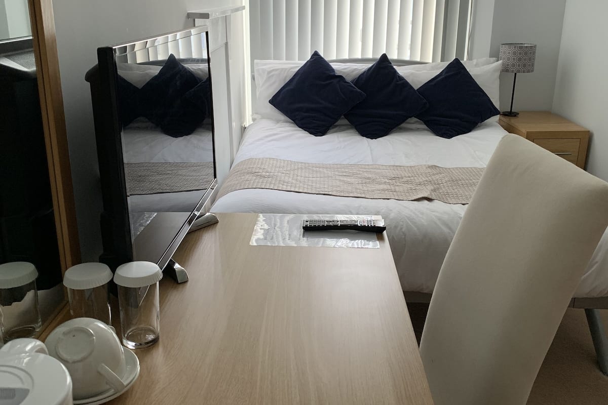 Hypo-allergenic bedding, individually decorated, individually furnished