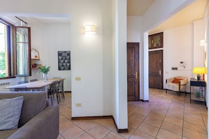 Apartment, 3 Bedrooms | Living area | Flat-screen TV