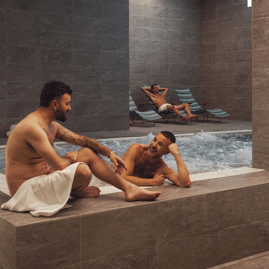 Turkish bath, body treatments, hot stone massages, deep-tissue massages