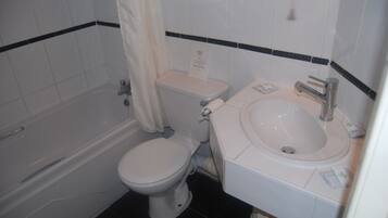 Free toiletries, hair dryer, towels