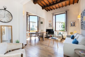 Apartment, 3 Bedrooms | Living area | Flat-screen TV