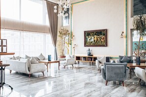 Sitteområde i lobbyen