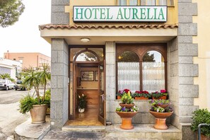 Façade de l’hébergement