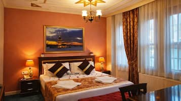 Family Room, 2 Bedrooms, Non Smoking | Premium bedding, minibar, individually decorated, desk