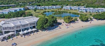 WOW! 3 BR! Remodeled waterfront unit, Sapphire Beach, ocean view, private patio