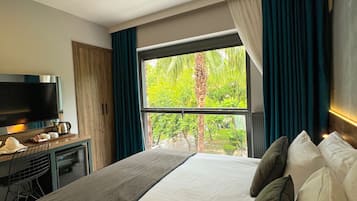 Comfort tweepersoonskamer, 1 kingsize bed, niet-roken | Lakens van Egyptisch katoen, luxe beddengoed, donzen dekbedden