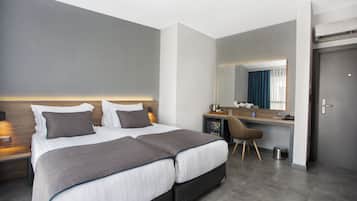 Camera Comfort con 2 letti singoli, 2 letti singoli, non fumatori | Biancheria in cotone egiziano, biancheria da letto di alta qualità