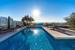 Una piscina climatizada