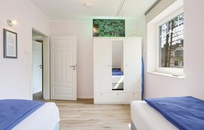 2 Schlafzimmer, Reisekinderbett, kostenloses WLAN