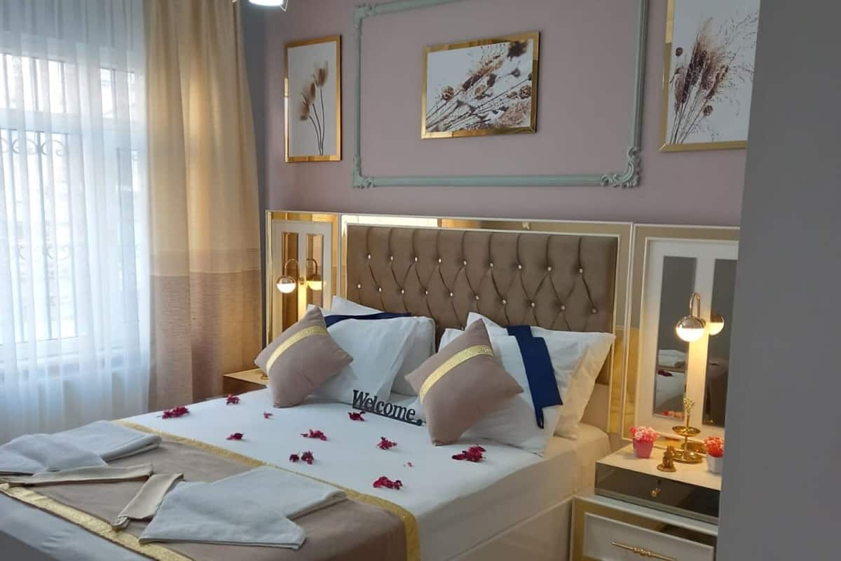 Premium bedding, memory foam beds, individually furnished