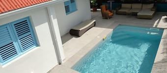 La Maison Bleue with private pool at Carbet in Martinique