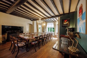 Dining - Our extraordinary Tudor Manor House for get-togethers and events. (Norwich)