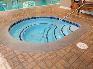 Indoor pool, a heated pool