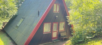 Cottage with large terrace in the vacation park at the Twistesee, Bad Arolsen