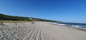 Vlak bij het strand