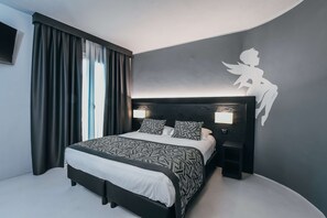 Family Room, Multiple Beds, Non Smoking | Minibar, in-room safe, individually decorated, desk - Hotel Villa delle Fate, BW Signature Collection (Sestola)