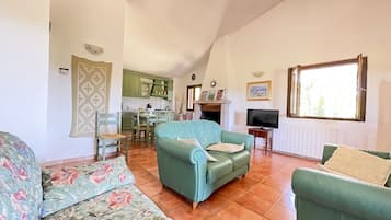 Smart-TV, Kamin, Bücher