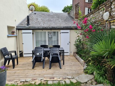 Gite Etretat center with garden and parking