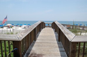 On the beach