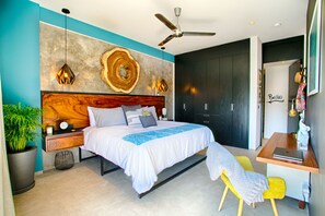 1 bedroom, iron/ironing board, Internet, bed sheets - HGTV Loft | Rooftop Pool + Gym + Views + Bar (Puerto Vallarta)