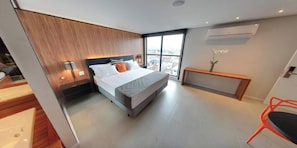 Suíte Rooftop | Pillow-top beds, laptop workspace, blackout curtains, iron/ironing board - Best Guest Hotels Expo Anhembi (São Paulo)