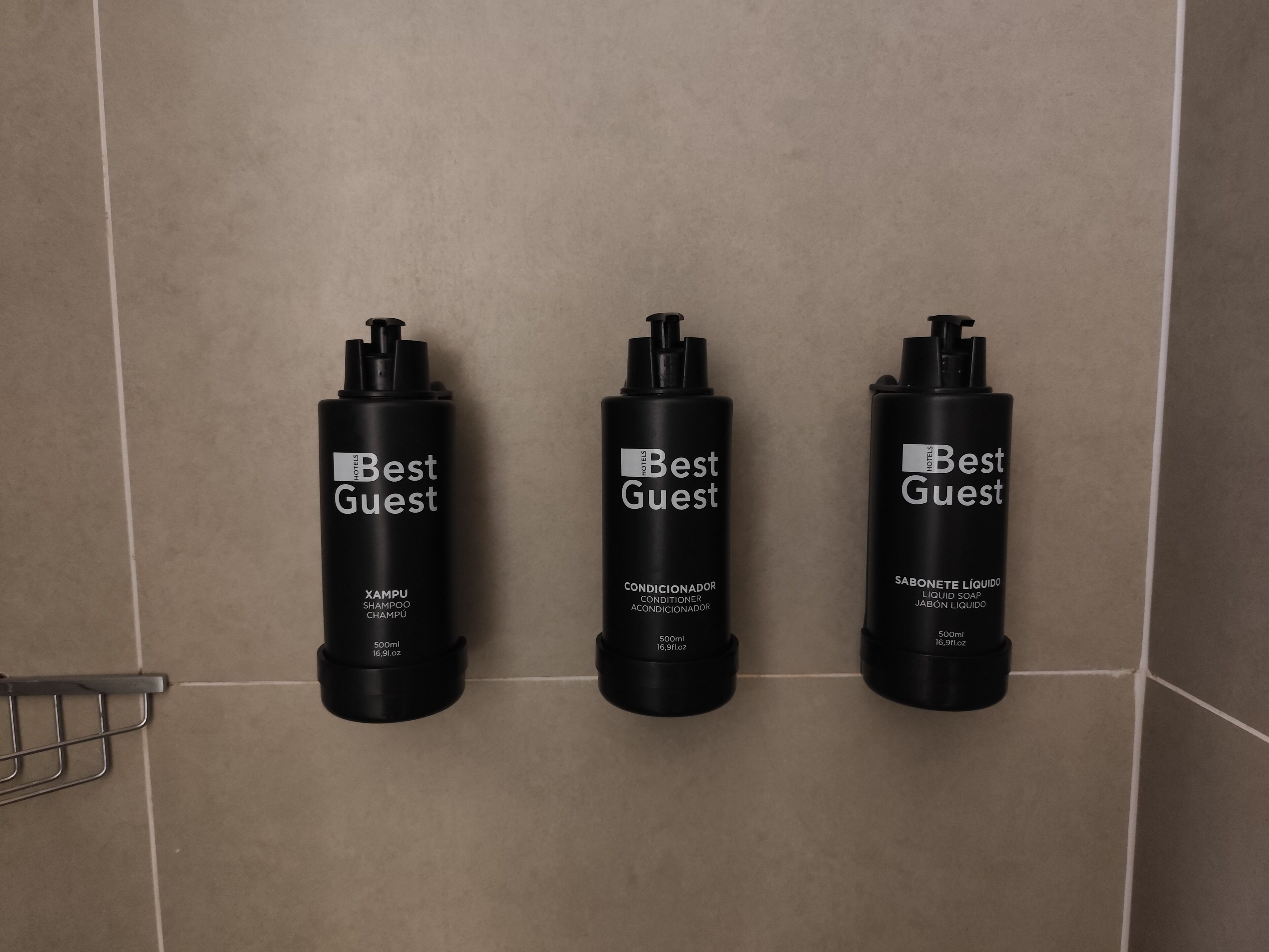 free toiletries, hair dryer, towels, soap