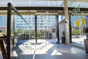 Exterior detail - Athenian Montaza Hotel (Kallithea)