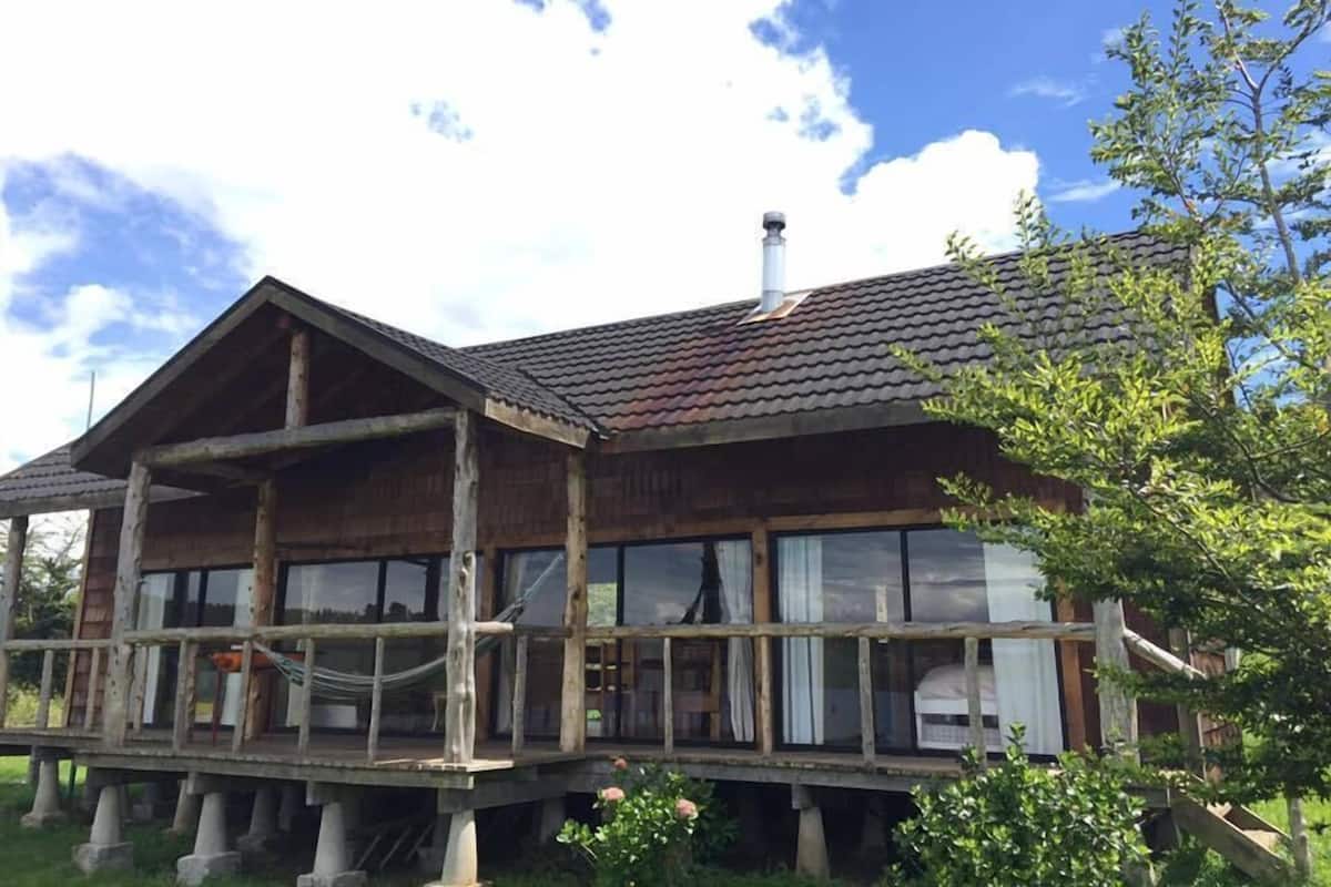 Cabaña Ulmo | 1 slaapkamer, verduisterende gordijnen, rolstoeltoegankelijk