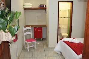 Minibar, blackout curtains, iron/ironing board, free WiFi