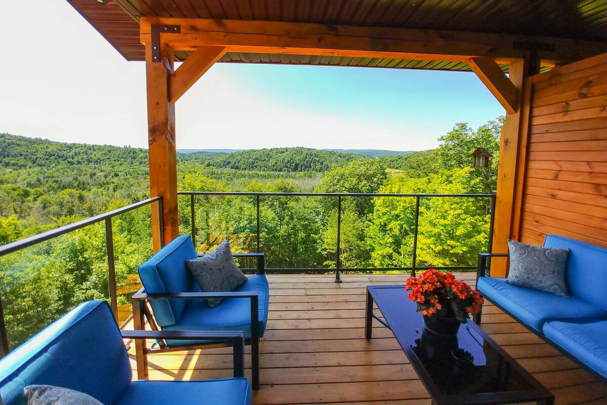 Panoramic Double Room, Valley View, Mountainside | Balcony