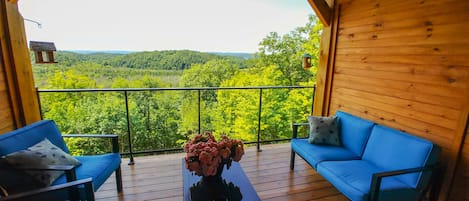 Habitación de diseño doble, vistas al valle, junto a la montaña | Balcón