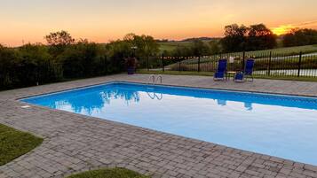 Seasonal outdoor pool