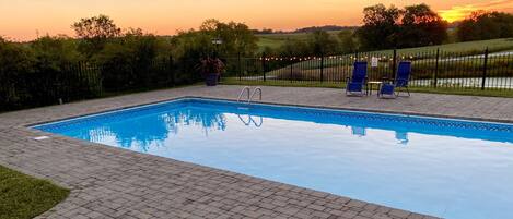 Seasonal outdoor pool