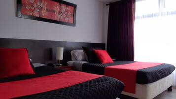 Hypo-allergenic bedding, pillow-top beds, minibar, soundproofing