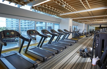 Fitness center at The Guitar Hotel at Seminole Hard Rock