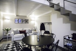 Luksus-firemannsrom (Manhattan) | Oppholdsområde | Flatskjerm-TV, Netflix og strømmetjenester