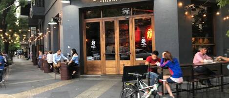 Front of property – evening/night