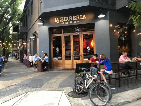 Front of property - evening/night - Cañitas Home (Buenos Aires)