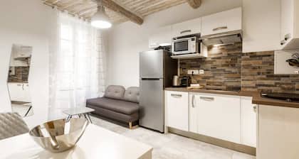 Great brand new 1 bedroom apartment in the center of old Antibes