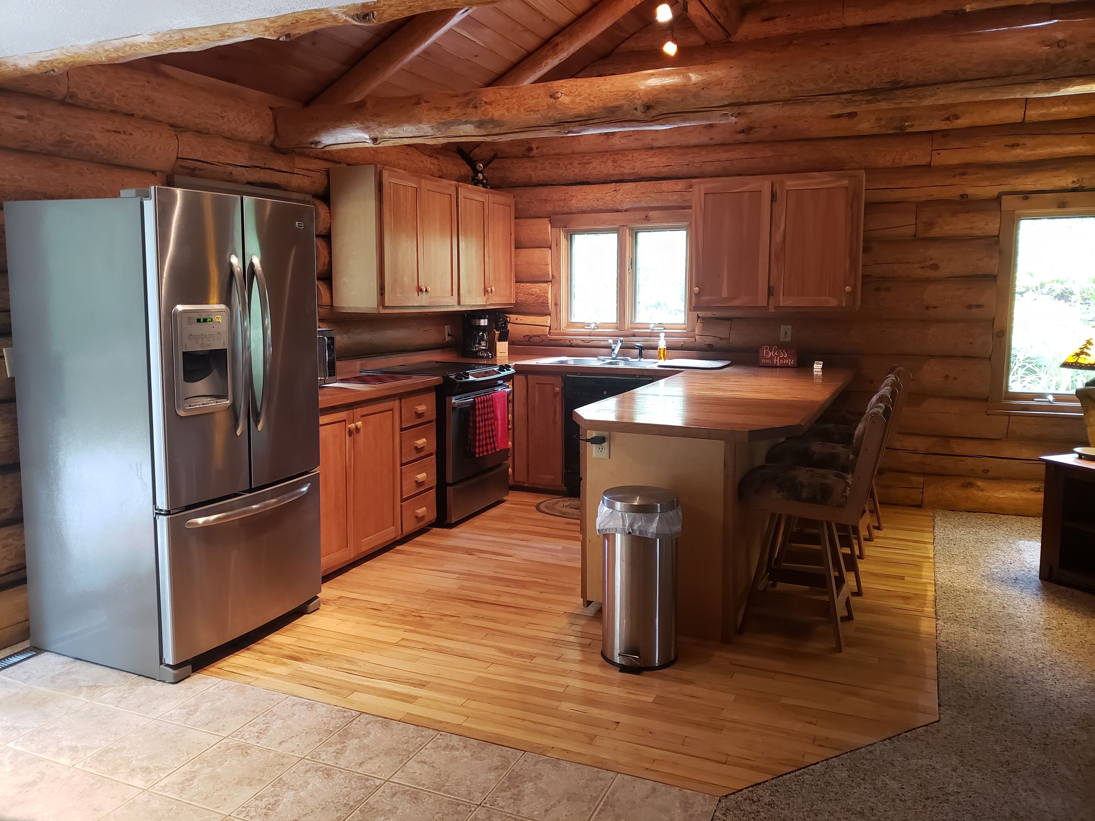 Log cabin retreat in the Summit Lake area