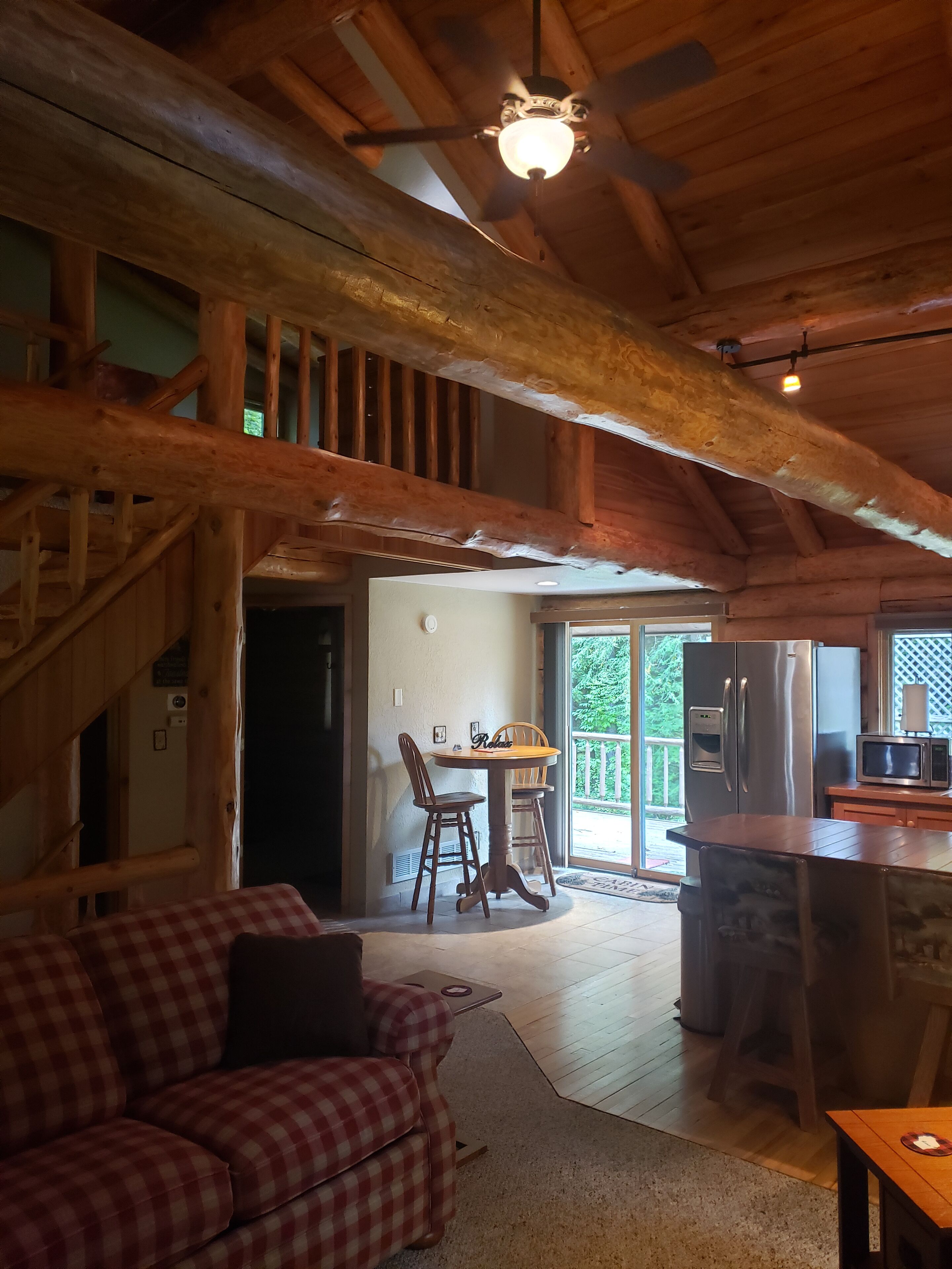 Log cabin retreat in the Summit Lake area