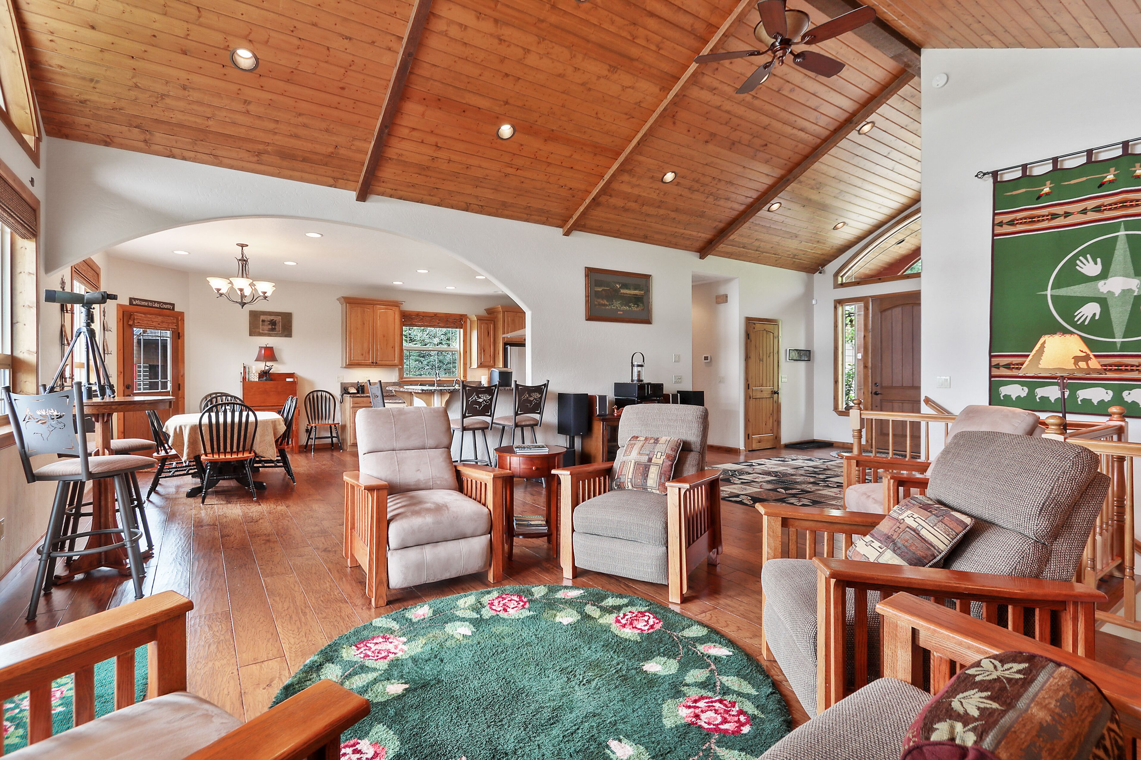 Luxurious Lakefront Home with Private Hot Tub, Dock, Beach Deck, Fire Ring