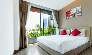 Cubrecamas, colchones con efecto memoria y minibar 