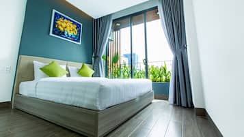 Suíte estúdio urbana, vista para a cidade | Vista do quarto